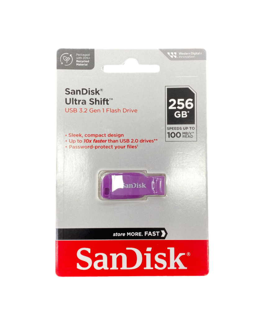 Pendrive SanDisk Ultra Shift 256GB 3.2